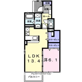 ソフィアグレイス壱番館【1階】の間取り