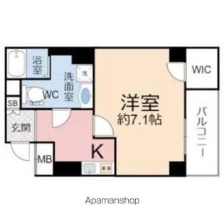 CORE天満橋【9階】の間取り