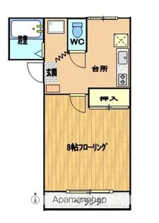 ライフステージ春日B【105号室】の間取り
