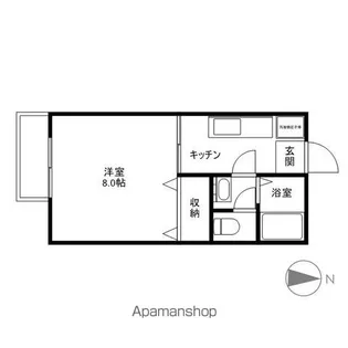 長野県長野市大字栗田【アパート】の間取り
