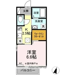 VENT CHATLET【1階】の間取り