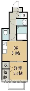 ラクラス福田町【1階】の間取り