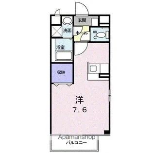 パープルヒルズ【1階】の間取り