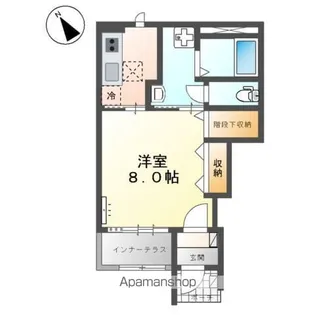 プログレス3番館【1階】の間取り