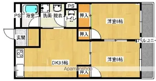 サン・オーレ東福山【4階】の間取り