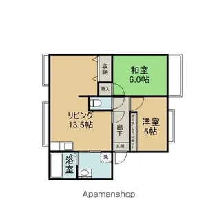 ピアコートDX【2階】の間取り