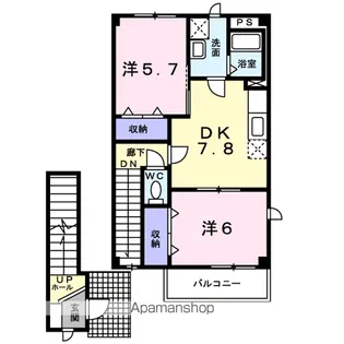 リス・カルティエ【2階】の間取り