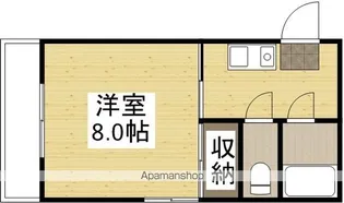 ドゥリーム浜【4階】の間取り