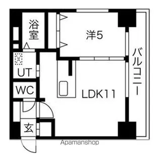 ブロス・ラ・リベルタ【9階】の間取り