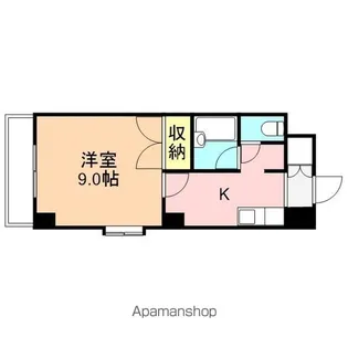 リバティプラザ東堀Ⅱ【601号室】の間取り