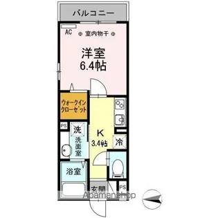 M.Oハイツ31【2階】の間取り