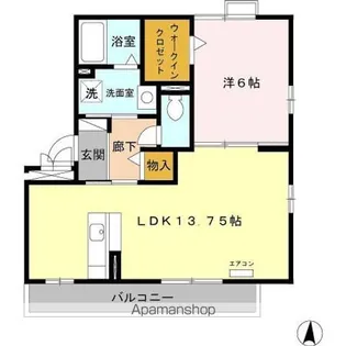 リバージュ A【3階】の間取り