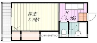 クレセントハイツ【4階】の間取り