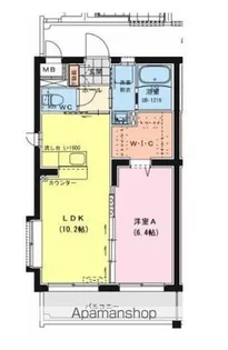オーシャンハイツ参番館【502号室】の間取り