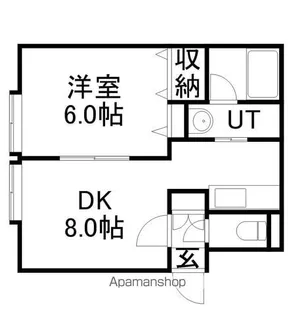 グランシャリオ麻生【103号室】の間取り