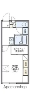 レオパレスしまたⅡ【1階】の間取り