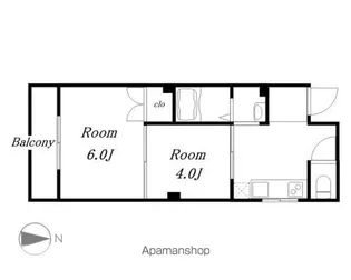 三沢第二マンションりわ【1階】の間取り
