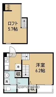 ユナプレイス宮城野【1階】の間取り