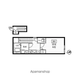ミハス西小山【2階】の間取り