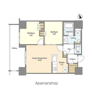 新日本EXビル【9階】の間取り