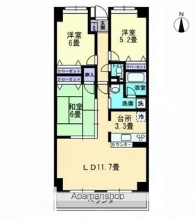 RATAN・TATAーラタンタータ【602号室】の間取り