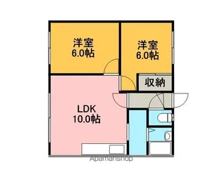 パレスサンローラン【102号室】の間取り