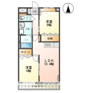 NOBLEPARK嶋(ノーブルパーク嶋)【2階】の間取り