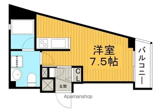 RITZ SQUARE PLACE【3階】の間取り