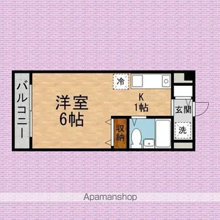 エステートピアASAKA【3階】の間取り