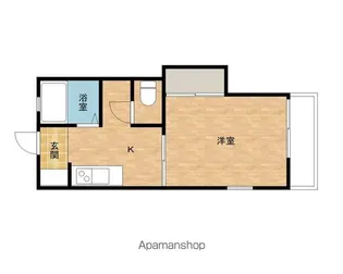 大阪府泉佐野市中町1丁目【アパート】の間取り