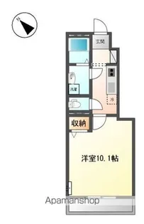 パサージュ デュ ヴァン【1階】の間取り