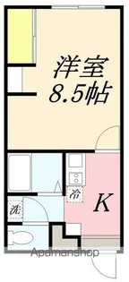 FOREST石川中央【2階】の間取り