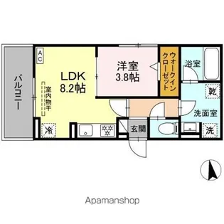 ノクターン内山【2階】の間取り