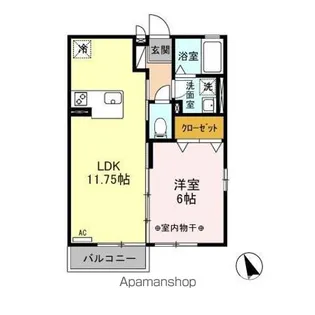 クレールヒルズ A【2階】の間取り