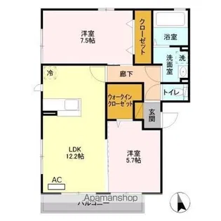 GFスクエア【2階】の間取り