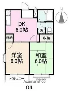 エルディム玉藻【2階】の間取り