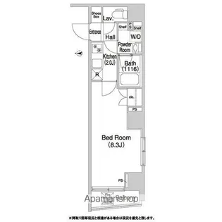 コンフォリア押上【3階】の間取り