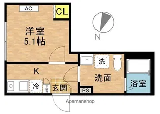 エトス初台【3階】の間取り