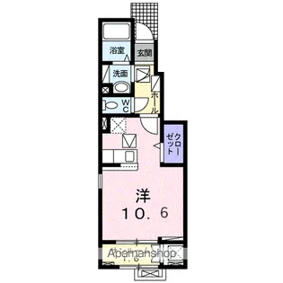 ソルナシエンテ イースト【1階】の間取り