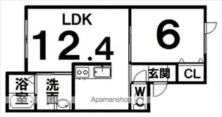 BELCASA(ベルカーサ)【1階】の間取り