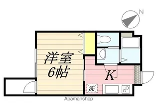 ベイシティ松戸小山Ⅰ【1階】の間取り