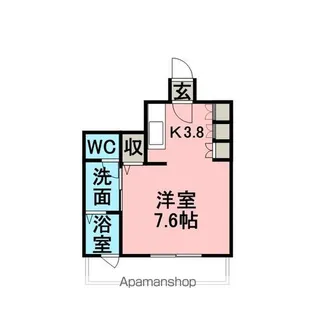 ラフィネタワー札幌南3条【4階】の間取り