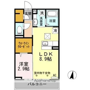 ステラ・庄内【103号室】の間取り