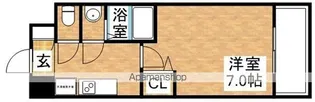 リッツ新大阪【1208号室】の間取り