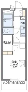 レオパレスグリーンビュー掛川【303号室】の間取り