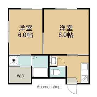 ウイル【101号室】の間取り