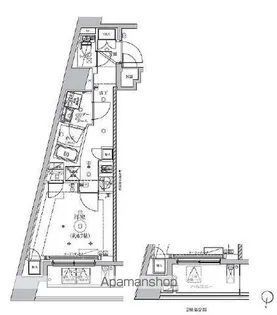 RELUXIA TERRACE横濱吉野町【2階】の間取り