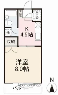 キング・ビー【306号室】の間取り