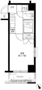 メインステージ秋葉原駅前【401号室号室】の間取り