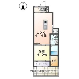 レーグル1番館【1階】の間取り